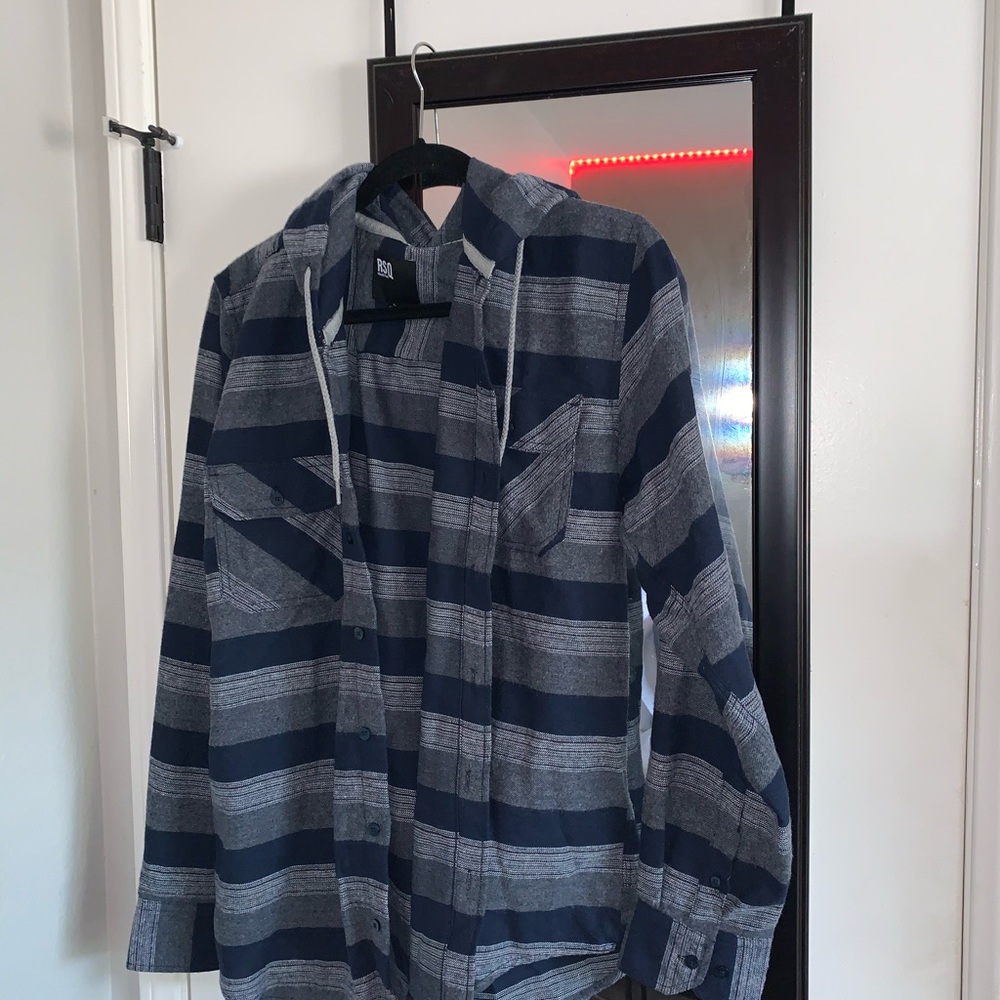 Flannel hoodie